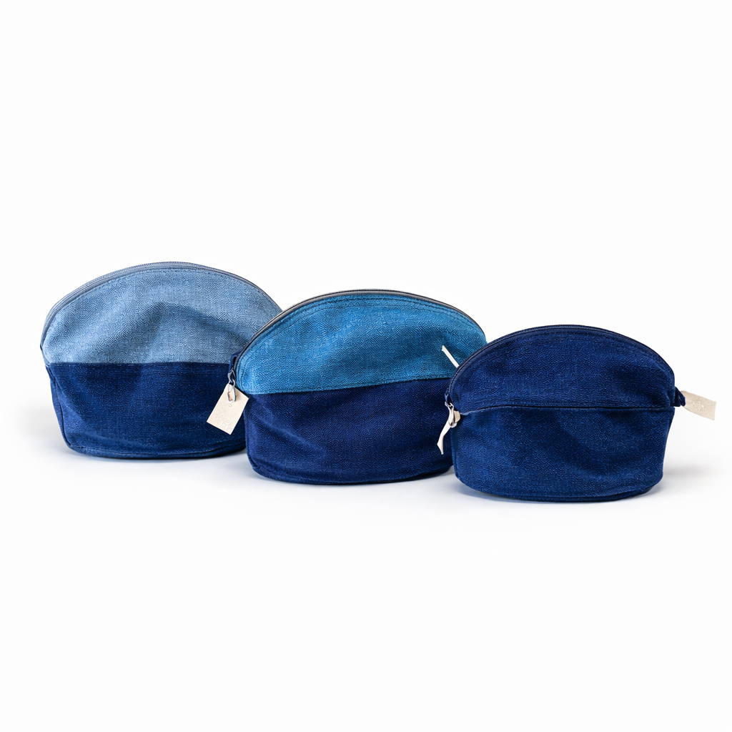 Indigo Essentials Travel Pouch Set (3 Sizes)